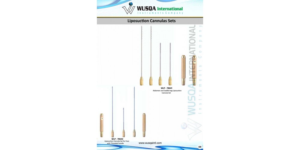 Liposuction Cannulas Sets